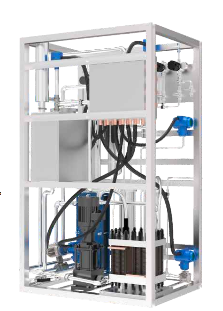 Real factory-built integrated PEM hydrogen generation skid